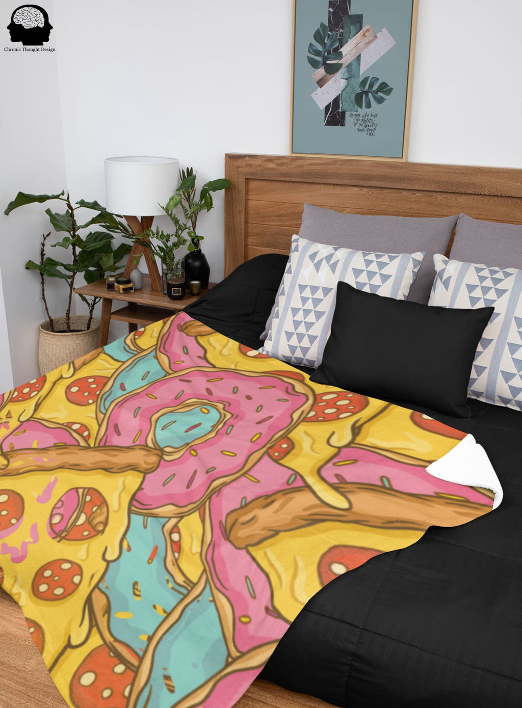 Donut & Pizza Blanket